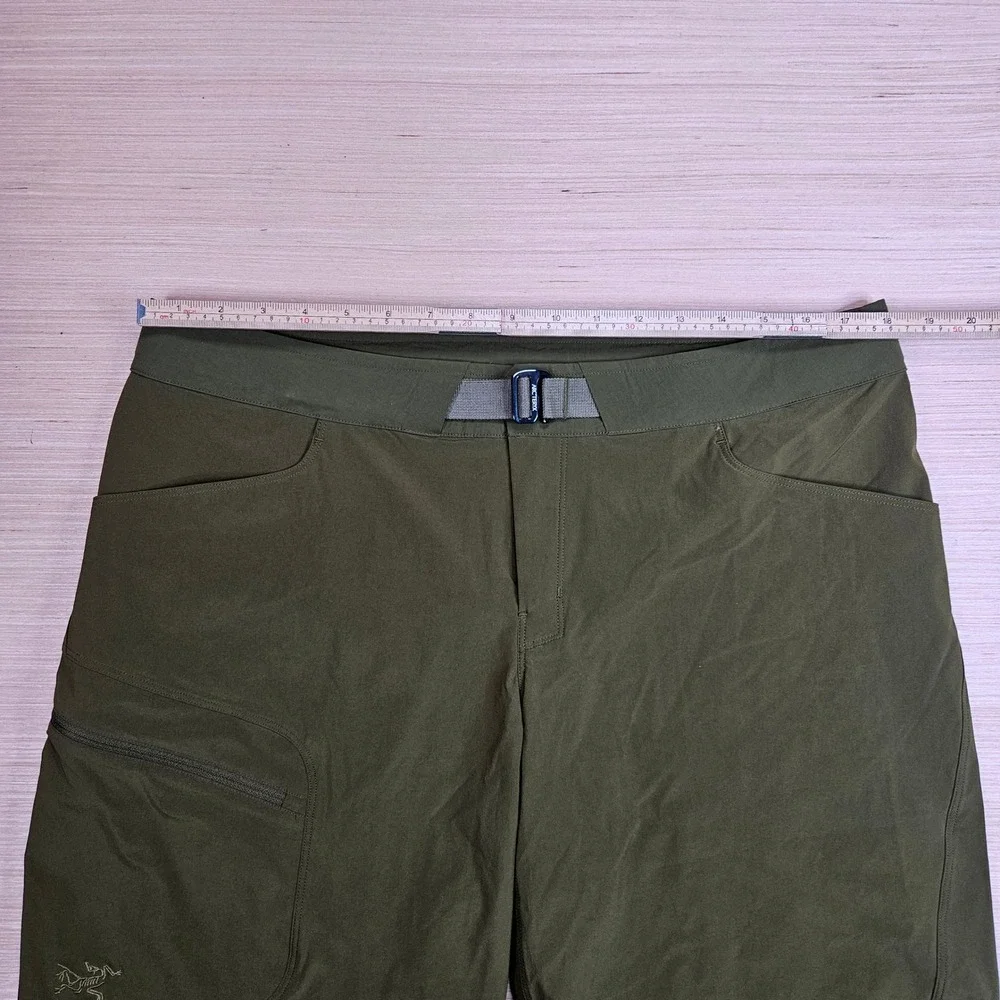 Arc'teryx Lefroy Short Mens 36 Olive Green Hiking Lightweight Technical Outdoor